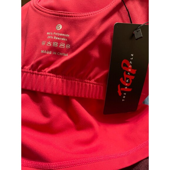 The Gym People Longline Sports Bra Size S New With Tag - Picture 3 of 4